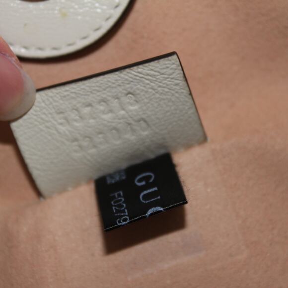 Gucci Ivory White Rajah Web-Striped Leather Tote Bag - Picture 16 of 16